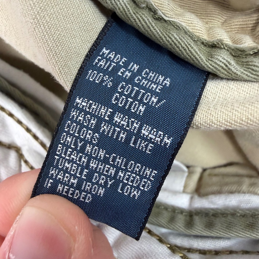 Polo Ralph Lauren Mens Tan Khaki Cotton Cargo Shorts Size 40 Classic Utility - Picture 5 of 12